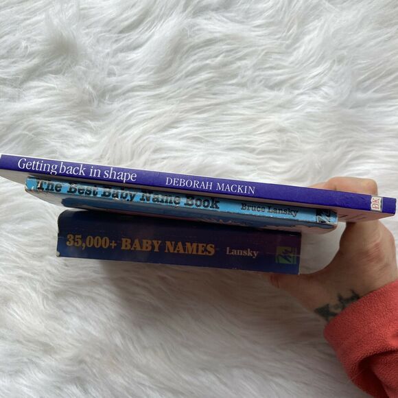 Baby Names & Post Natal Fitness Books Maternity Name Meanings Kids Bundle of 3 - Picture 3 of 7
